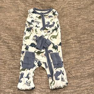 Bamboo 2 Way Zipper Romper by Angel Dear 12-18 months